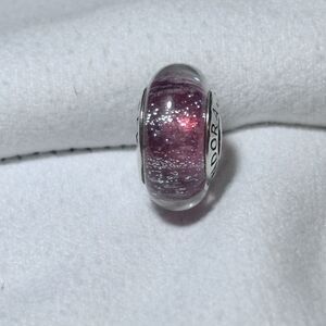 Authentic Pandora Disney Anna Signature Color Glow in the Dark Murano 791645